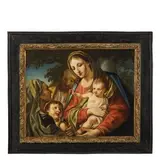 Pasqualino Rossi, Sacra Famiglia, oil on canvas