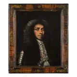 Jacob Ferdinand Voet, Ritratto di gentiluomo con armatura, oil on canvas applicata on panel