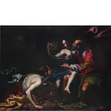 Simone Pignoni, Loth e le figlie, oil on canvas