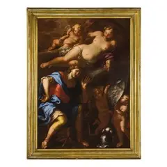 Giuseppe Diamantini, Scena mitologica, oil on canvas