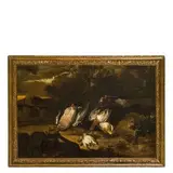 Natura morta con cacciagione by Joannes Hermans detto Monsú Aurora, oil on canvas, offered Nov 2018