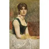 Uberto Dell’Orto, Milano, 1848 - 1895 / Ballerina, oil on canvas