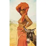 1883 - 1972 / Donna etiope / Firmato 'GB Sabbatino' in basso a sinistra by Giambattista Sabbatino, oil on canvas, offered Nov 2018
