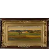 Livorno, 1866 - 1942 / Campolecciano / Firmato 'Gio Bartolena' in basso a sinistra by Giovanni Bartolena, oil on panel, offered Nov 2018