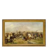 Emil Volkers, Birkenfeld, 1831 - Dusseldorf, 1905 / Battaglia di Sedan / Firmato 'E Wolkers' 1872 in basso a destra
