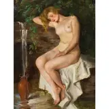 Mária Szánthó, Szeged, 1898 - 1984 / Nudo di donna / Firmato 'Szantho Maria' in basso a sinistra, oil on canvas