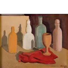 Carpignano 1923 - Carpignano 2005 / Natura morta, 1941 by Giuseppe Ajmone, oil on canvas, offered Dec 2018