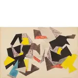 Atanasio Soldati, Parma 1896 - 1953 / Lasciatemi stare, anni '50, mixed media on paper