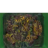 Ennio Morlotti, Lecco 1910 - Milano 1992 / Fiori (girasoli), 1969, oil on canvas