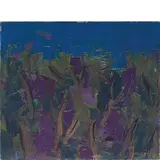 Ennio Morlotti, Lecco 1910 - Milano 1992 / Ulivi a Bordighera, 1961