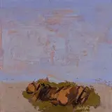 Ennio Morlotti, Lecco 1910 - Milano 1992 / Liguria, studio n.4, 1989, oil on canvas