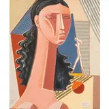 Mario Tozzi, Fossombrone 1895 - St. Jean-du-gard 1979 / Figura di donna, 1974, oil on canvas