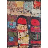 Fateh Moudarres, Aleppo 1922 - 1999 / Senza titolo, 1961, oil on canvas
