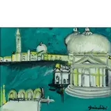 Remo Brindisi, Roma 1918 - Milano 1996 / Venezia, oil on canvas