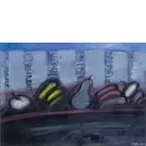 Tino Vaglieri, Trieste 1929 - Rivolta d'Adda 2000 / Frutta e verdura alla periferia della città, 1986