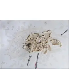 Marco Gastini, Torino 1938 / Senza titolo, 1980, mixed media and collage on paper