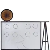 Mimmo Paladino, Paduli 1948 / Senza titolo, 1982, mixed media on paper and struttura metallica