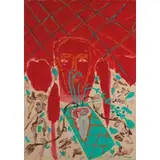 Mimmo Paladino, Paduli 1948 / Senza titolo, 1991, mixed media on cardboard