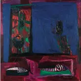 Bruno Cassinari, Piacenza 1912 - Milano 1992 / Giardino al mare, 1986