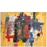Giorgio Moiso, Cairo Montenotte 1942 / La raccolta dei fiori, 2002, oil and acrilico on canvas