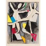 Marino Marini, Pistoia 1901 - Viareggio 1980 / Personnages du sacre du printemps - IV, 1974