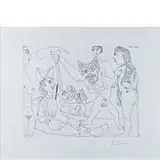 Pablo Picasso, Malaga 1881 - Mougins 1973 / Senza titolo, 1968, etching on paper