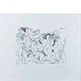 Pablo Picasso, Malaga 1881 - Mougins 1973 / Senza titolo, 1968, etching on paper