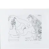 Pablo Picasso, Malaga 1881 - Mougins 1973 / Senza titolo, 1968, etching on paper
