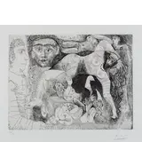 Pablo Picasso, Malaga 1881 - Mougins 1973 / Senza titolo, 1968, etching on paper