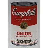 Pittsburg 1928 - New York 1987 / Campbell's Soup I - Onion Soup, 1968 by Andy Warhol, screenprint a colori on paper, offered Dec 2018