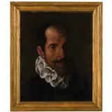 Ritratto d'uomo by Francesco Porcia, oil on canvas cm 42X34, offered Mar 2019