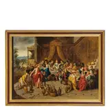 Nozze di Cana by Frans Francken Ii., oil on canvas, offered Mar 2019