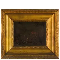 Leonard Bramer, Attraversamento del Mar Rosso, oil on lavagna