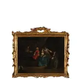Scene di interno by Lorenzo Gramiccia, oil on canvas, offered Mar 2019