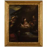 Bartolomeo Biscaino, Adorazione dei pastori, oil on canvas