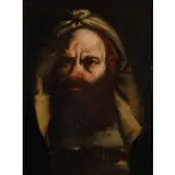 Ritratto d'uomo in veste di orientale by Lorenzo Baldissera Tiepolo, oil on canvas, offered Mar 2019