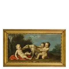 Jacopo Amigoni, Giochi di putti, oil on canvas
