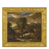 Michiel Carree, Paesaggio, oil on canvas