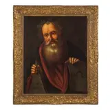 Abraham Bloemaert, Filosofo, oil on canvas incollata on panel