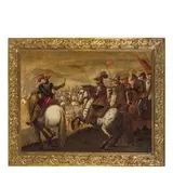 Battaglia by Carlo Coppola, oil on canvas, offered Mar 2019