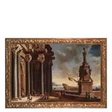 Alessandro Salucci, Capriccio architettonico, oil on canvas