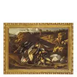 Philipp Peter Roos, Cacciagione, oil on canvas