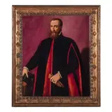 Ritratto di senatore by Santi di Tito, oil on panel, offered Mar 2019