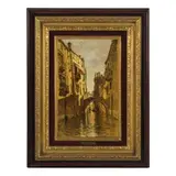 Eugenio Gignous, Milano 1850 - Stresa (No) 1906 / Canale a Venezia / Firmato E Gignous in basso a destra