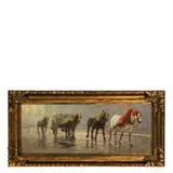 1898 - 1986 / Traino a Rotterdam / Firmato E Armani in basso a destra by Ernesto Giuliano Armani, oil on canvas, offered Mar 2019