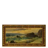 Genova 1868 - 1952 / Marina ligure / Firmato C Bentivoglio in basso a destra by Cesare Bentivoglio, oil on canvas, offered Mar 2019