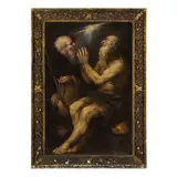 Andrea Celesti, Sant'Antonio Abate e San Paolo Eremita, oil on canvas