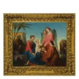 Henri-Pierre Picou, Adorazione del Bambino, oil on canvas