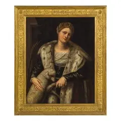 Santa Agnese by Francesco Prata, oil on canvas, offered May 2019