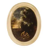 Carlo Antonio Tavella, Paesaggio con l'educazione della Vergine
